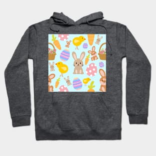 Easter Animals Pattern Hoodie